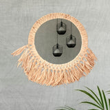Miroir Osier Bohème