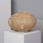 Lampe à Poser Boule Osier