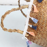 Panier Osier Rond Tressé