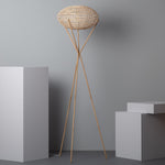 Lampe Trépied Osier
