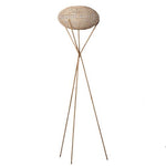 Lampe trépied osier