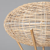 Lampe Trépied Osier