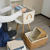 Panier à Linge en Osier Marron