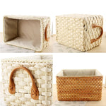 Panier à Linge en Osier Marron
