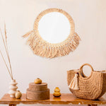Miroir Osier Bohème
