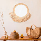 Miroir Osier Bohème