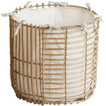 Panier osier rangement maison