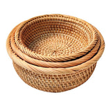 Paniers rangement osier tressé