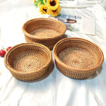 Panier Rangement Osier Tressé