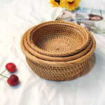 Panier Rangement Osier Tressé