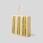 Sac de Plage Osier Bicolore