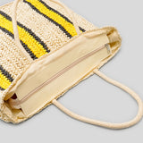 Sac de Plage Osier Bicolore