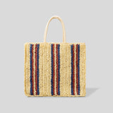 Sac de Plage Osier Bicolore