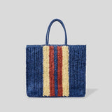 Sac de Plage Osier Bicolore