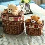 Panier en Osier pour Chambre Bébé