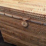 Panier à Linge Osier Carré